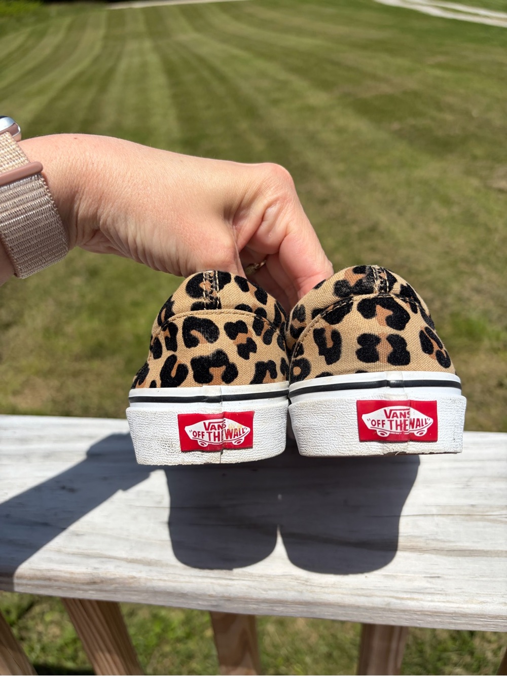 Vans Slip-On Leopard Print Slip On Shoes/Sneaker WM’s US S7.5 & Men’s US 6 Used - Picture 9 of 13